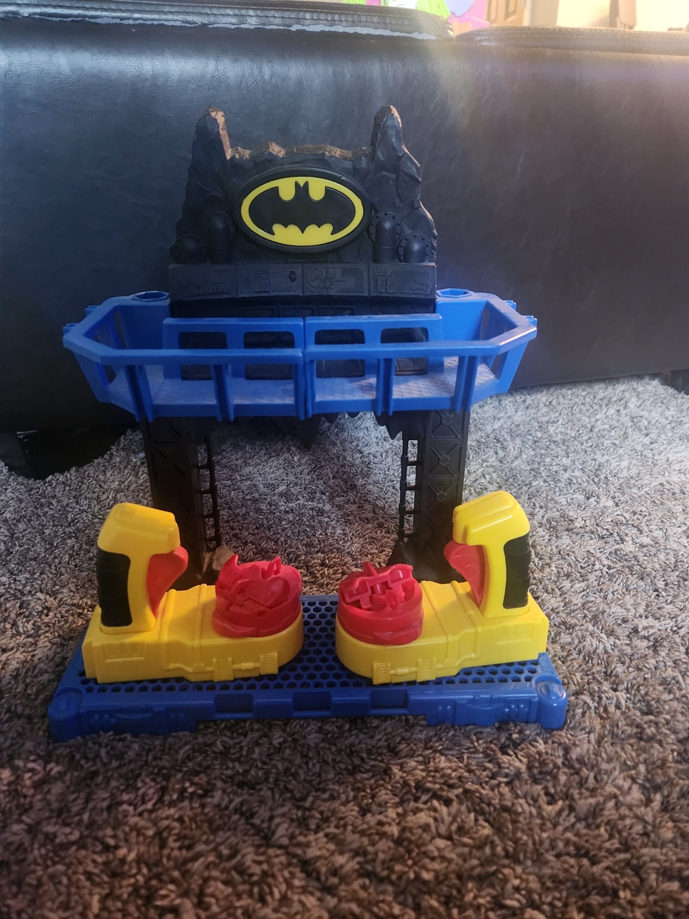 Batman Interactive Playset in Blue, Yellow & Red